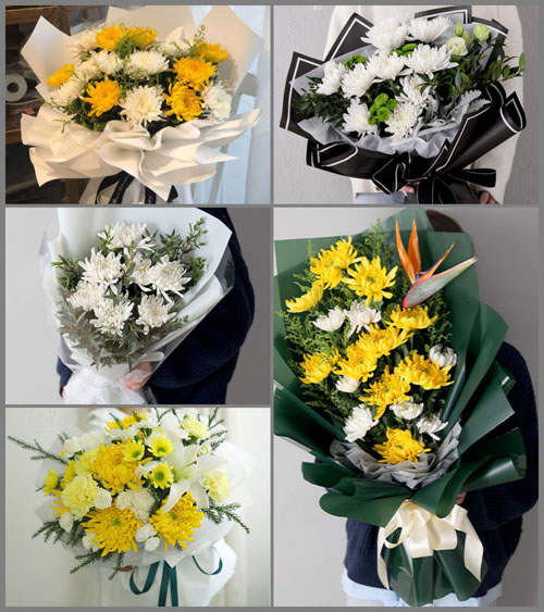 贵州毕节市黔西县沙井乡金化村白事花束代送